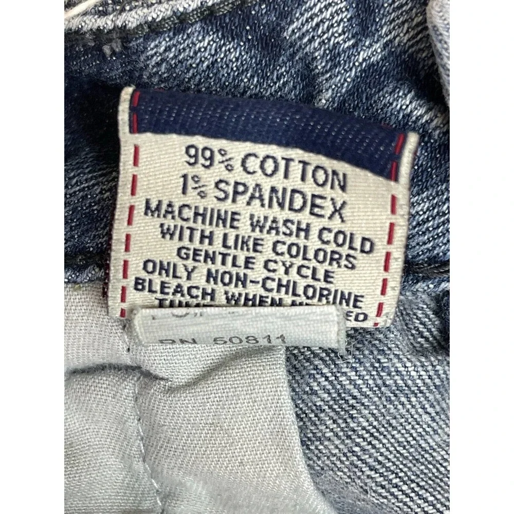 Anchor Blue Juniors 9S Skinny Jeans Low Rise Stretch Regular‎ Fit Blue Denim